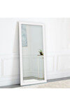 Hümas Dekoratif Retro Beyaz Boy Aynası 180 x 58 cm